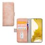Mobilize Elite Gelly Samsung Galaxy S22 Plus Hoesje Bookcase Portemonnee - Soft Pink