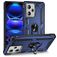 Mobigear Armor Ring Xiaomi Redmi Note 12 Pro Plus Hoesje Hardcase Backcover Shockproof met Ringhouder - Blauw