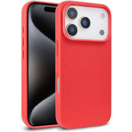 Mobigear Bio iPhone 18 Pro Hoesje Eco Friendly Backcover - Rood
