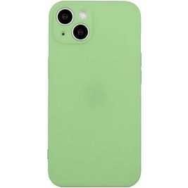Mobigear Colors iPhone 15 Plus Hoesje Flexibel TPU Backcover - Groen