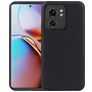 Mobigear Colors Motorola Edge 40 Hoesje Flexibel TPU Backcover - Zwart