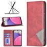 Mobigear Rhombus Slim Samsung Galaxy A33 Hoesje Bookcase - Rood