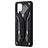 Mobigear Armor Stand Samsung Galaxy A12 Hoesje Hardcase Backcover Shockproof met Standaard - Zwart