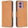 Mobigear Excellent Motorola Moto G04 Hoesje Bookcase Portemonnee - Cognac