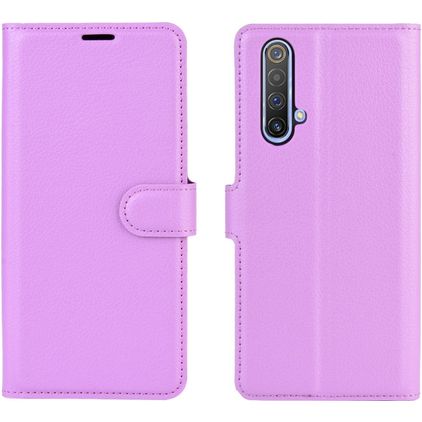 Mobigear Classic Realme X50 Hoesje Bookcase Portemonnee - Paars