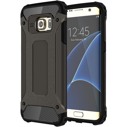 Mobigear Outdoor Samsung Galaxy S7 Edge Hoesje Hardcase Backcover Shockproof - Zwart