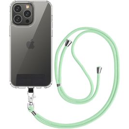 Mobigear Nylon Lanyard Universeel Telefoonkoord Verstelbaar - Groen