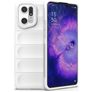 Mobigear Bumpy OPPO Find X5 Pro Hoesje Flexibel TPU Backcover - Wit
