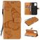 Mobigear Butterfly Realme 8 Pro Hoesje Bookcase Portemonnee - Cognac