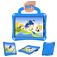 Mobigear Football iPad Air 11 Inch (2024) Hoes EVA Schuim Backcover + Schouderband + Standaard - Blauw