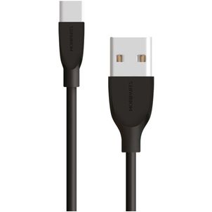 Mobiparts USB-A naar USB-C Kabel 1 Meter - Zwart