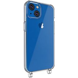 Mobigear Mix & Match Doorzichtig iPhone 13 Flexibel TPU Hoesje met koord - Transparant