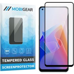 Mobigear Premium OPPO Reno 7 Lite Glazen Screenprotector - Case Friendly - Zwart