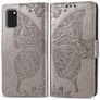 Mobigear Butterfly Samsung Galaxy A41 Hoesje Bookcase Portemonnee - Grijs