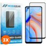Mobigear Premium OPPO Reno 4 5G Glazen Screenprotector - Case Friendly - Zwart (3-Pack)