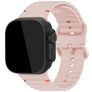 Mobilize Buckle Siliconen Apple Watch Bandje Gespsluiting - 49/46/45/44 mm - Roze