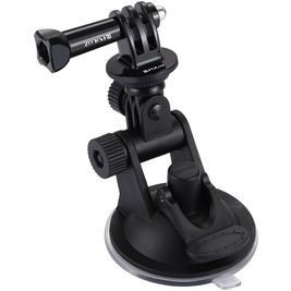 Puluz GoPro Telefoonhouder Auto Zuignap - Zwart