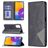 Mobigear Rhombus Slim Samsung Galaxy M52 Hoesje Bookcase - Zwart
