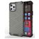 Mobigear Honeycomb iPhone 13 Mini Hoesje Hardcase Backcover Shockproof - Zwart