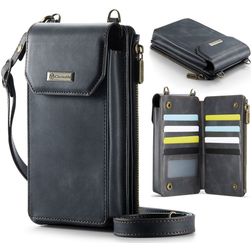 CaseMe ME40 Crossbody Telefoontasje - Large - Zwart