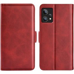 Mobigear Slim Magnet Realme 9 Pro Plus Hoesje Bookcase Portemonnee - Rood