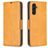 Mobigear Excellent Samsung Galaxy S25 FE Hoesje Bookcase Portemonnee - Cognac