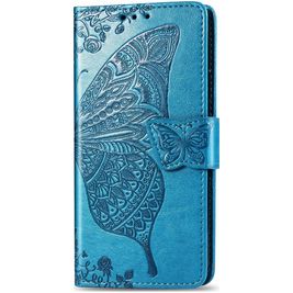Mobigear Butterfly Samsung Galaxy A30s Hoesje Bookcase Portemonnee - Blauw