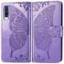 Mobigear Butterfly Samsung Galaxy A70 Hoesje Bookcase Portemonnee - Paars