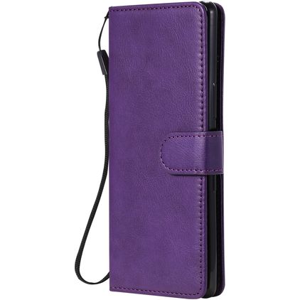 Mobigear Premium Sony Xperia L4 Hoesje Bookcase Portemonnee - Paars