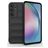 Mobigear Bumpy Samsung Galaxy A55 Hoesje Flexibel TPU Backcover - Zwart