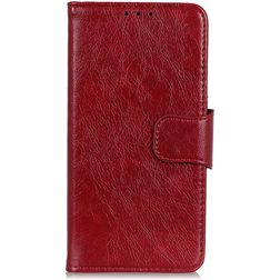 Mobigear Classy HTC Desire 21 Pro Hoesje Bookcase Portemonnee - Rood