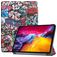 Mobigear Tri-Fold iPad Pro 11 Inch (2021) Hoes Bookcase - Graffiti