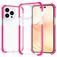 Mobigear Full Bumper iPhone 14 Pro Max Hoesje Hardcase Backcover Shockproof - Magenta
