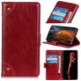 Mobigear Ranch Motorola Moto E22 Hoesje Bookcase Portemonnee - Bordeaux Rood