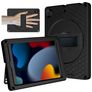 Mobigear Ruggedized iPad 8 (2020) Hoes EVA Schuim Backcover + Standaard - Zwart
