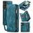 Caseme 008 Samsung Galaxy S23 FE Hoesje Uitneembare 2in1 Bookcase Portemonnee - Blauw