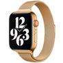 Mobigear Slim Loop Milanese Apple Watch Bandje Magneetsluiting - 42/41/40/38 mm - Goud