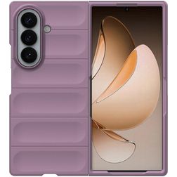 Mobigear Bumpy Samsung Galaxy Z Fold 8 Ultra Hoesje Flexibel TPU Backcover - Paars