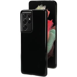 Mobiparts Classic Samsung Galaxy S21 Ultra Hoesje Flexibel TPU Backcover - Zwart