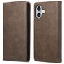 Mobigear Wallet iPhone 16 Hoesje Bookcase Portemonnee - Bruin