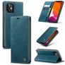 Caseme 013 iPhone 12 Hoesje Bookcase Portemonnee - Blauw