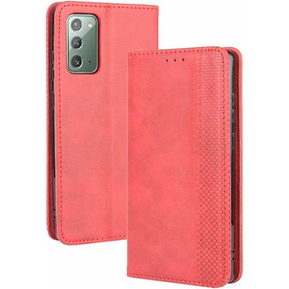 Mobigear Sensation Samsung Galaxy S20 FE Hoesje Bookcase Portemonnee - Rood