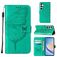 Mobigear Butterfly Samsung Galaxy A35 Hoesje Bookcase Portemonnee - Groen