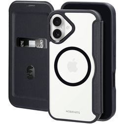 Mobiparts Shield Line iPhone 17 MagSafe Hoesje Bookcase - Zwart