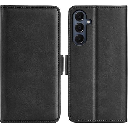 Mobigear Slim Magnet Samsung Galaxy A17 Hoesje Bookcase Portemonnee - Zwart