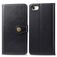 Mobigear Snap Button iPhone SE (2020) Hoesje Bookcase Portemonnee - Zwart