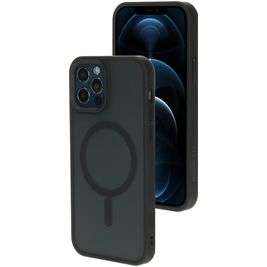 Mobiparts Hardcover iPhone 12 Pro MagSafe Hoesje Hardcase Backcover - Satin Black
