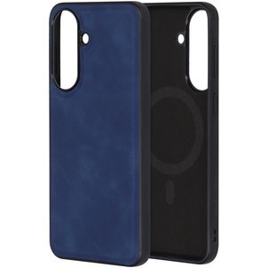 Mobiparts Classic Samsung Galaxy A57 MagSafe Hoesje TPU,Kunstleer Backcover - Sapphire Blue