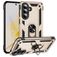 Mobigear Armor ring Samsung Galaxy A57 Hoesje Hardcase Backcover Shockproof met Ringhouder - Goud