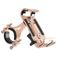 Mobigear Alloy Fixing Telefoonhouder Fiets / Motor Fietsstuur Bevestiging Klem Universeel - Goud